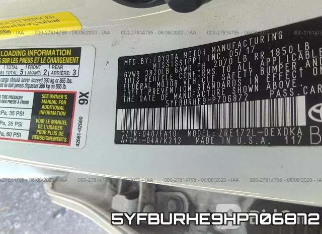 5YFBURHE9HP706872 фото 10