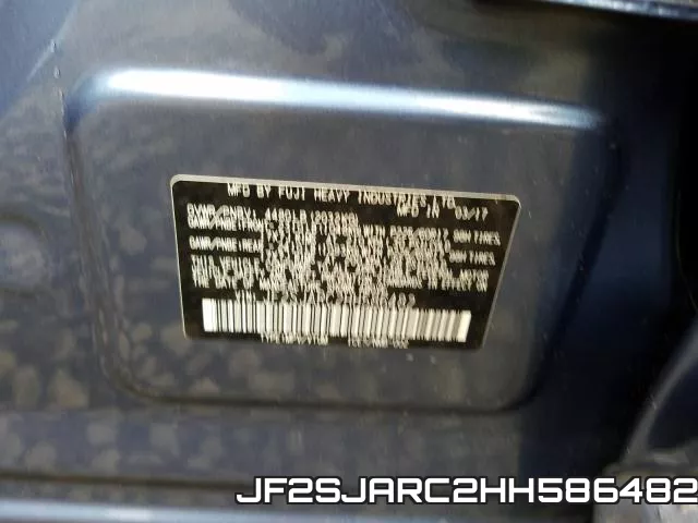 JF2SJARC2HH586482 фото 2
