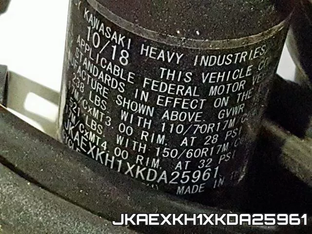 JKAEXKH1XKDA25961 фото 2