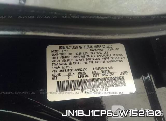 JN1BJ1CP6JW152130 фото 10