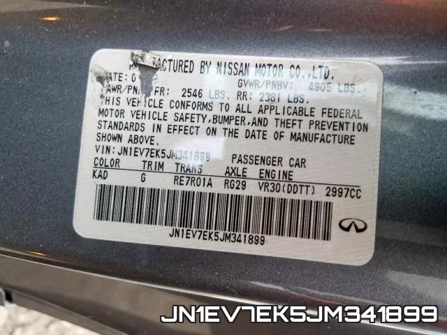 JN1EV7EK5JM341899 фото 2