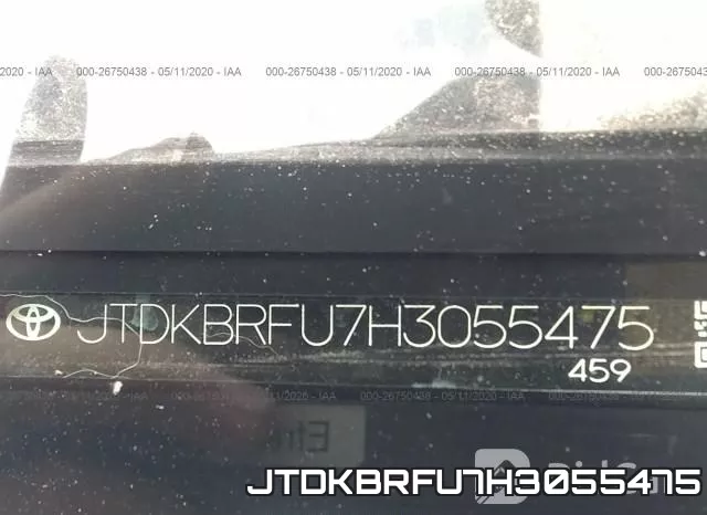 JTDKBRFU7H3055475 фото 10