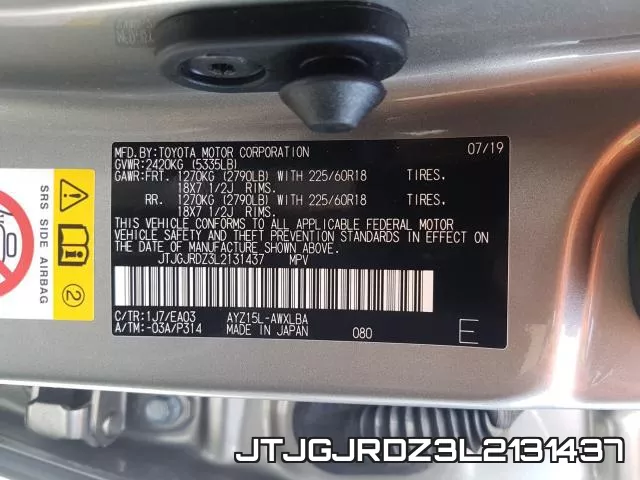 JTJGJRDZ3L2131437 фото 2