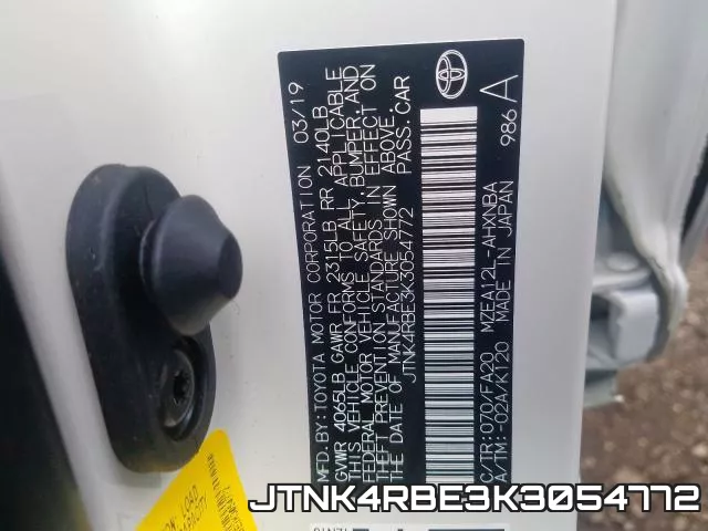 JTNK4RBE3K3054772 фото 2