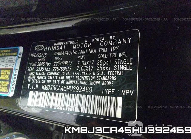 KM8J3CA45HU392469 фото 10