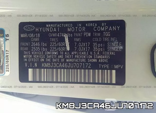 KM8J3CA46JU707172 фото 10