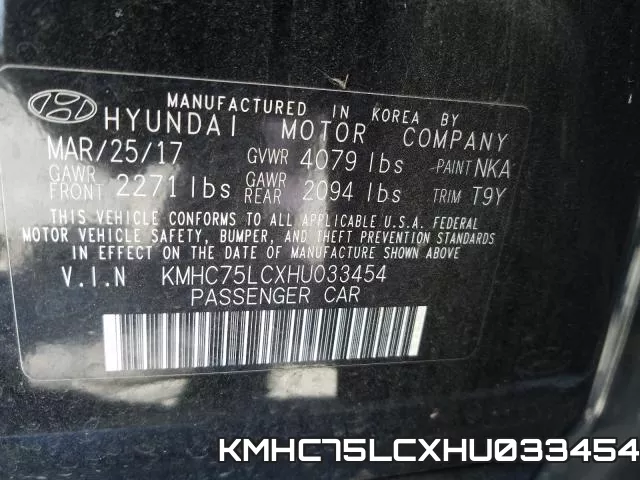 KMHC75LCXHU033454 фото 2