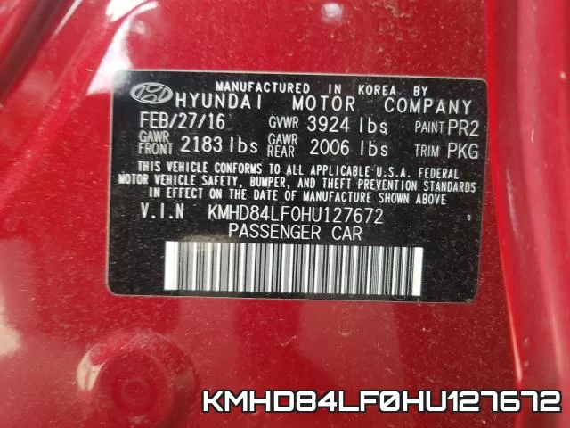 KMHD84LF0HU127672 фото 2