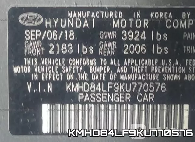 KMHD84LF9KU770576 фото 10