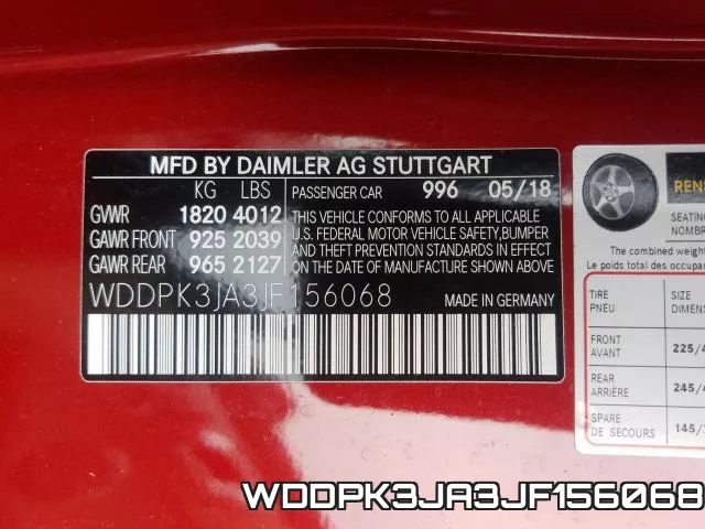 WDDPK3JA3JF156068 фото 2