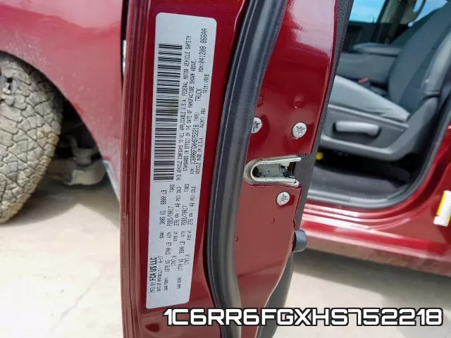 1C6RR6FGXHS752218 фото 2