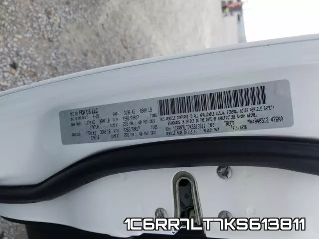 1C6RR7LT7KS613811 фото 2