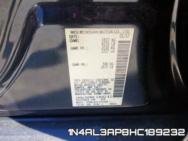 1N4AL3AP8HC189232 фото 2