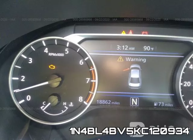 1N4BL4BV5KC120934 фото 7