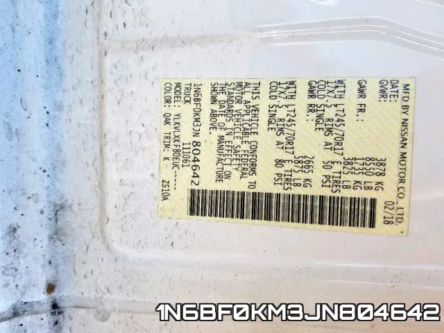 1N6BF0KM3JN804642 фото 2