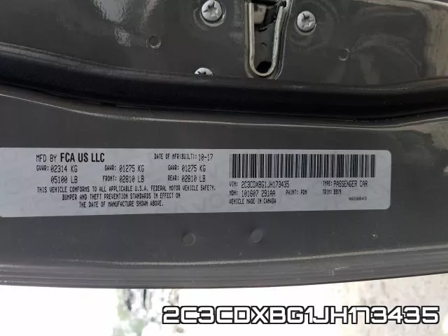 2C3CDXBG1JH173435 фото 2