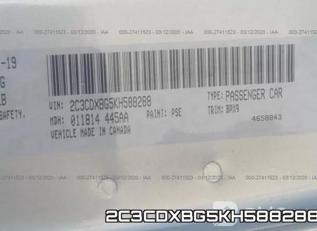 2C3CDXBG5KH588288 фото 10
