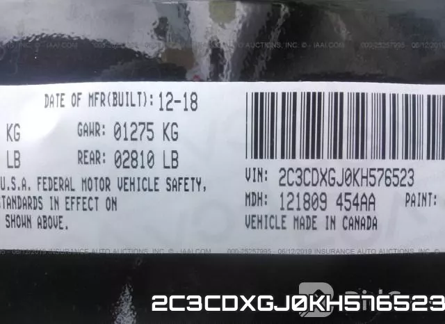 2C3CDXGJ0KH576523 фото 10