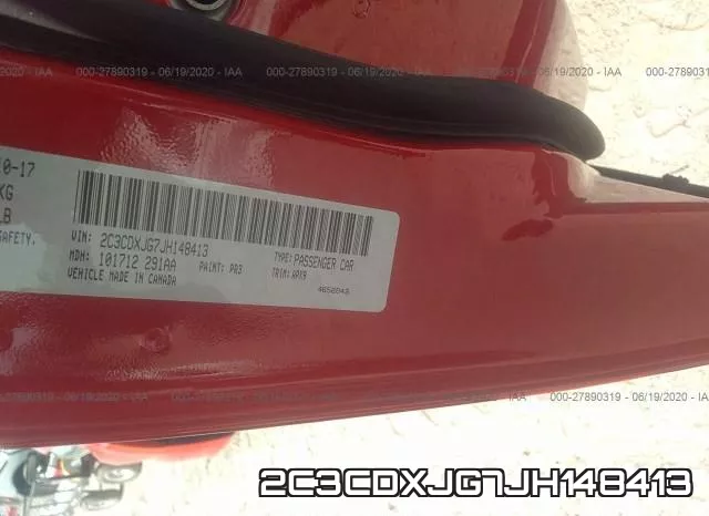 2C3CDXJG7JH148413 фото 10
