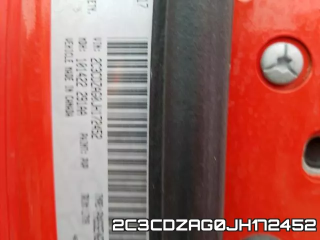 2C3CDZAG0JH172452 фото 2