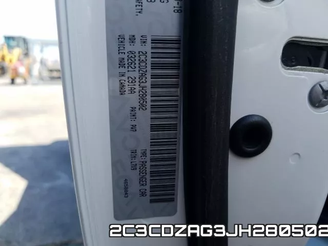 2C3CDZAG3JH280502 фото 2