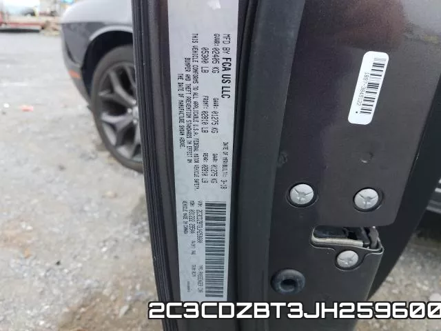 2C3CDZBT3JH259600 фото 2