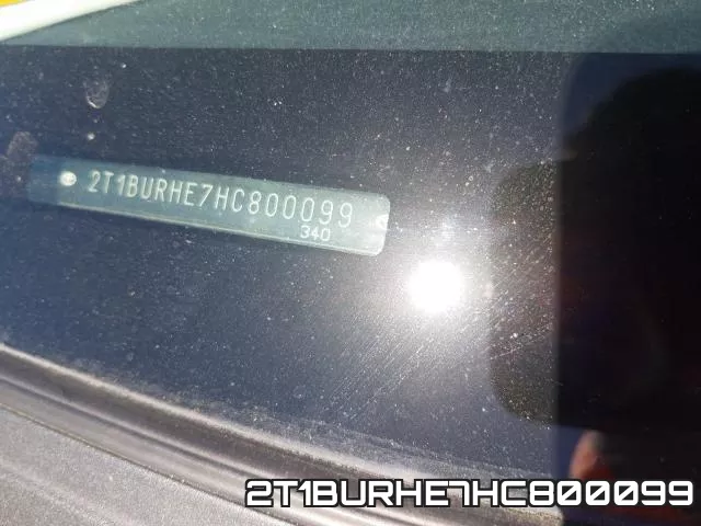 2T1BURHE7HC800099 фото 2