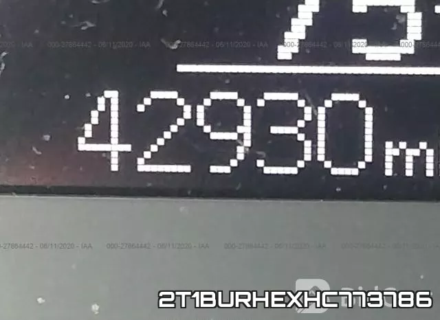 2T1BURHEXHC773786 фото 8