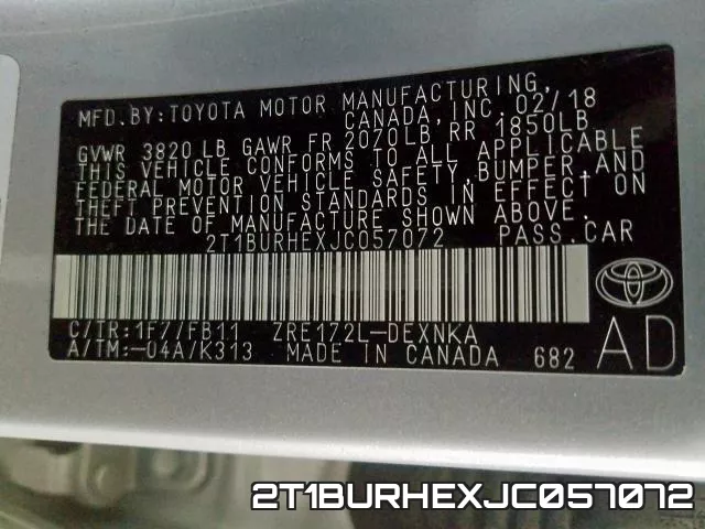 2T1BURHEXJC057072 фото 2