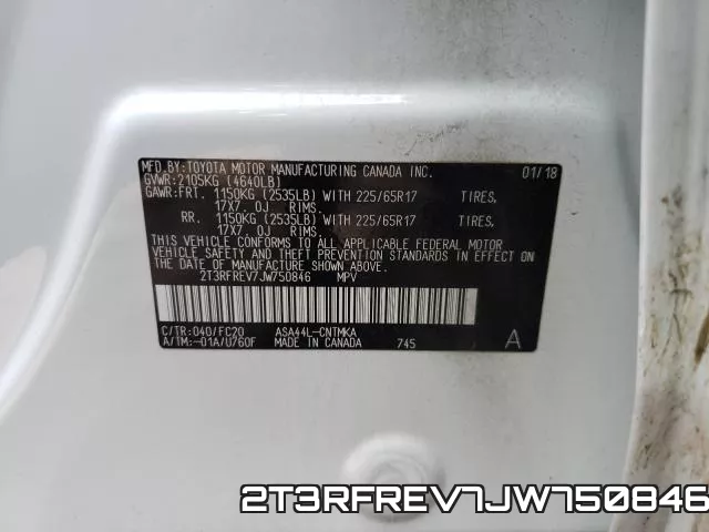 2T3RFREV7JW750846 фото 2