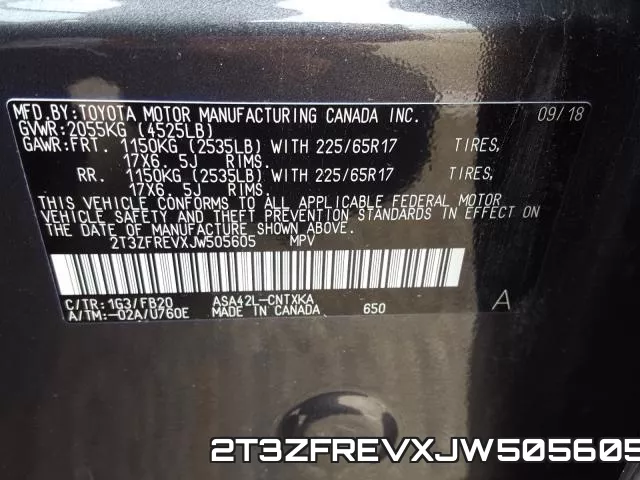2T3ZFREVXJW505605 фото 2