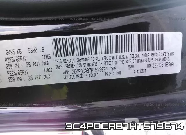 3C4PDCAB7HT573674 фото 10