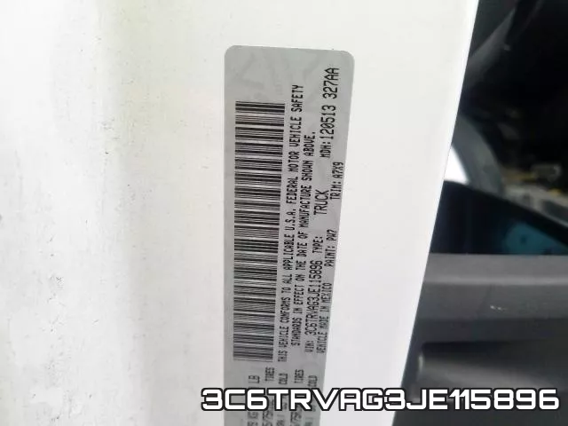3C6TRVAG3JE115896 фото 2