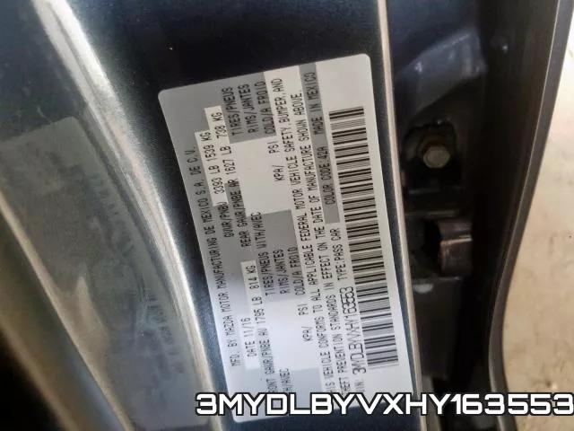 3MYDLBYVXHY163553 фото 2