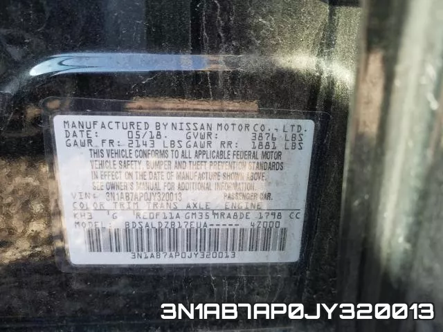 3N1AB7AP0JY320013 фото 2