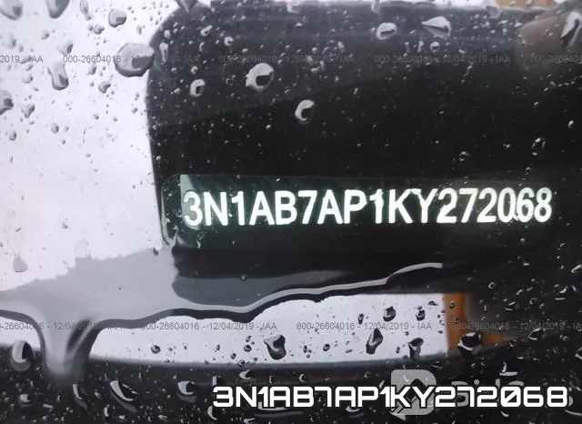 3N1AB7AP1KY272068 фото 10