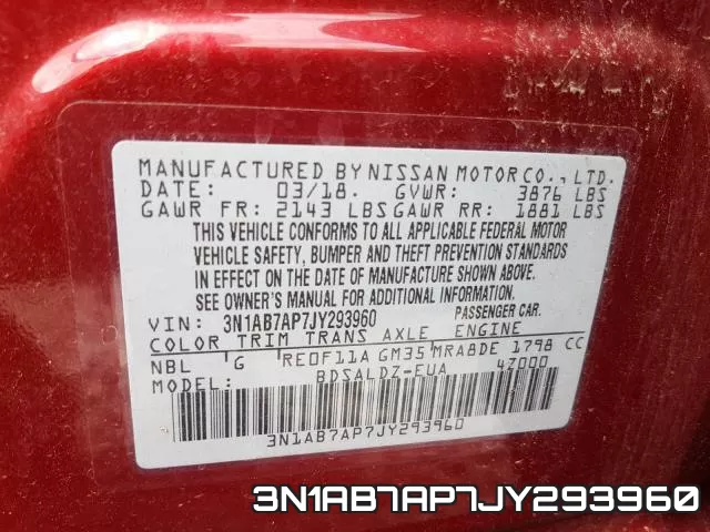 3N1AB7AP7JY293960 фото 2
