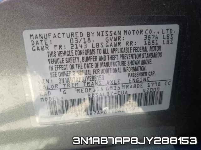 3N1AB7AP8JY288153 фото 2