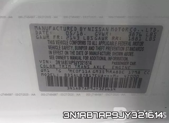 3N1AB7AP9JY321614 фото 10