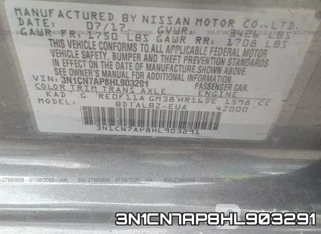 3N1CN7AP8HL903291 фото 10