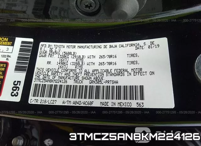 3TMCZ5AN8KM224126 фото 10
