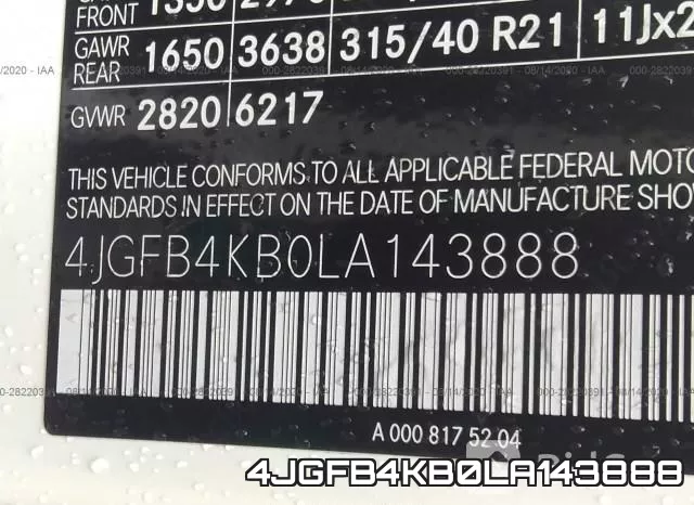 4JGFB4KB0LA143888 фото 10