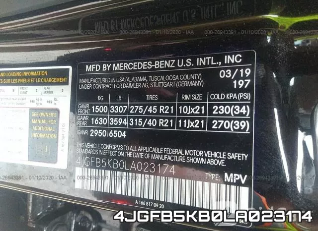 4JGFB5KB0LA023174 фото 10