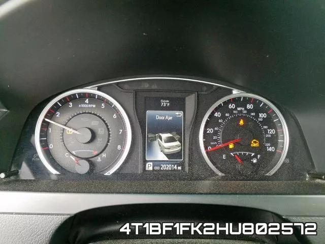4T1BF1FK2HU802572 фото 9