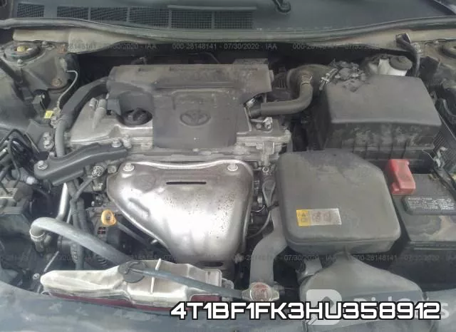 4T1BF1FK3HU358912 фото 2