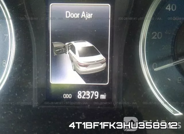 4T1BF1FK3HU358912 фото 8