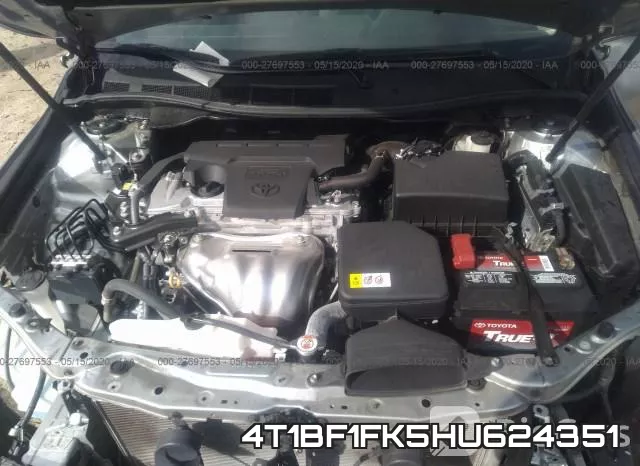 4T1BF1FK5HU624351 фото 2