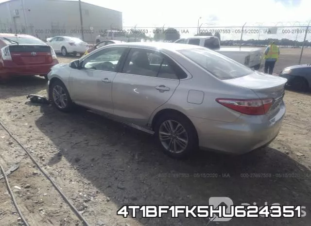 4T1BF1FK5HU624351 фото 4