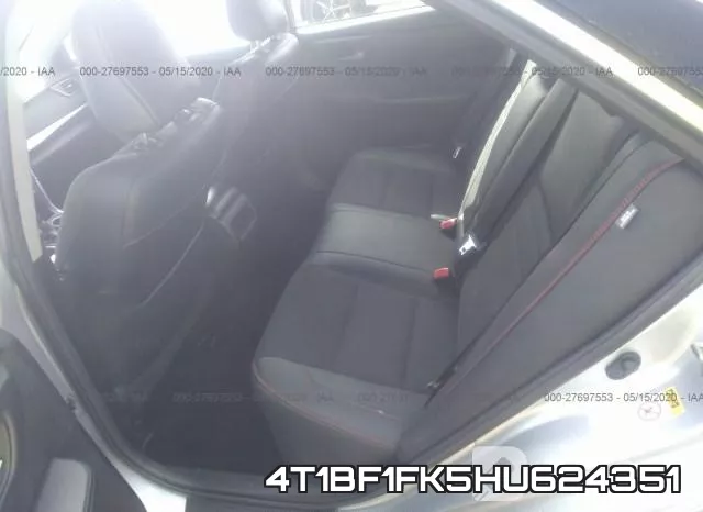 4T1BF1FK5HU624351 фото 9