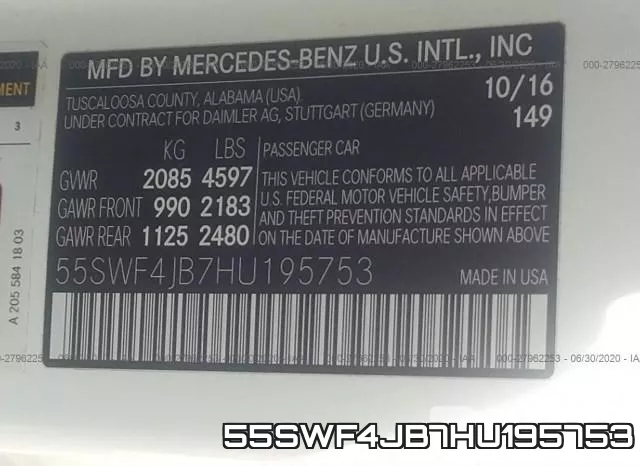 55SWF4JB7HU195753 фото 9